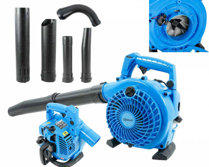 Suflanta si aspirator de frunze cu tocator motor benzina 1,2 CP (B5900) [2]