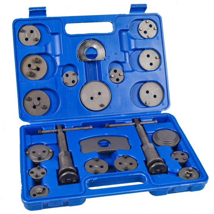 Set trusa presa piston etrier frana 21 piese schimb placute frana, impins pistoane (13102) [2]