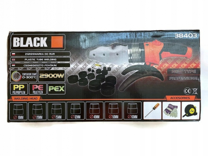 Aparat plita lipire lipit sudura sudat tevi PPR PVC Polipropilena 2900W 16-63mm + accesorii (38403) [2]