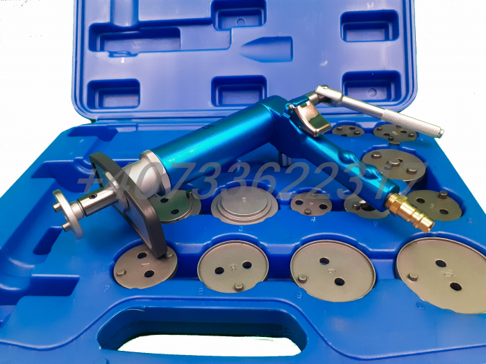 Set trusa Presa pneumatica piston etrier frana 16 piese schimb placute frana, impins pistoane (13104) [7]