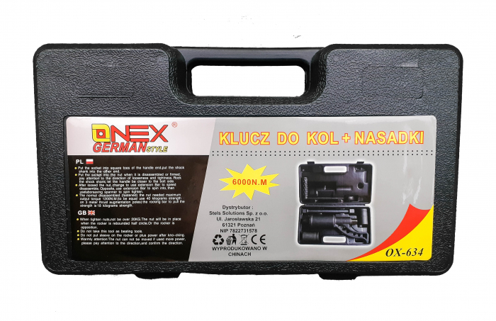 Cheie desfacut roti tir camion cu reductor multiplicator amplificator forta de putere (OX-634) [2]