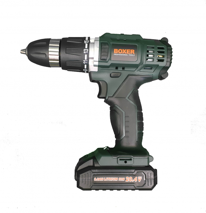 Masina aparat gaurit, insurubat, autofiletanta + flex  polizor unghiular polidisc acumulator 20.4V cu 2 baterii 3ah (SR-016) [10]