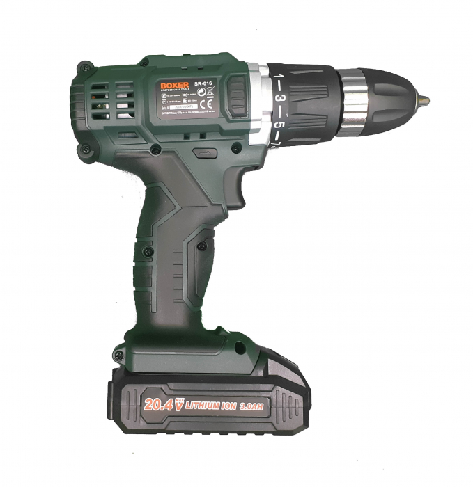 Masina aparat gaurit, insurubat, autofiletanta + flex  polizor unghiular polidisc acumulator 20.4V cu 2 baterii 3ah (SR-016) [11]