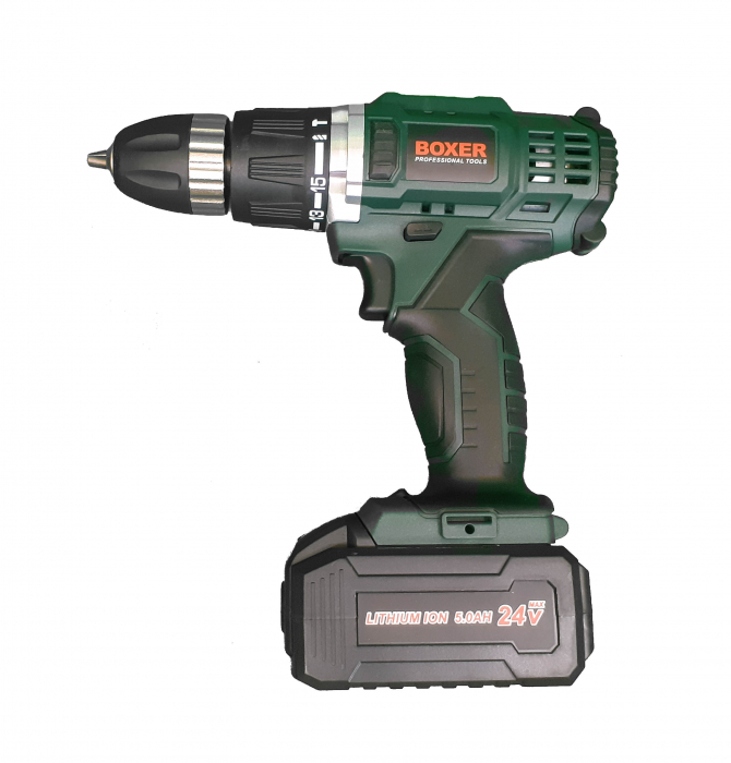 Masina aparat gaurit, insurubat, autofiletanta + flex  polizor unghiular polidisc acumulator 24.4V cu 2 baterii 5ah (SR-036) [10]