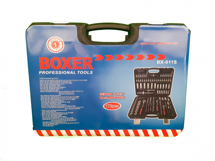 Trusa chei scule tubulare hex spline E torx capete surubelnita clichet 172 piese (BX-011) [2]