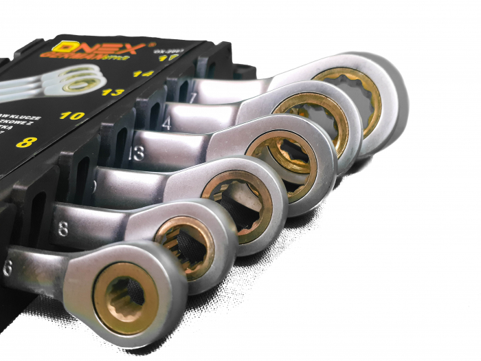 Set 6 chei combinate cu clichet 6 - 17 mm (OX-2063) [2]