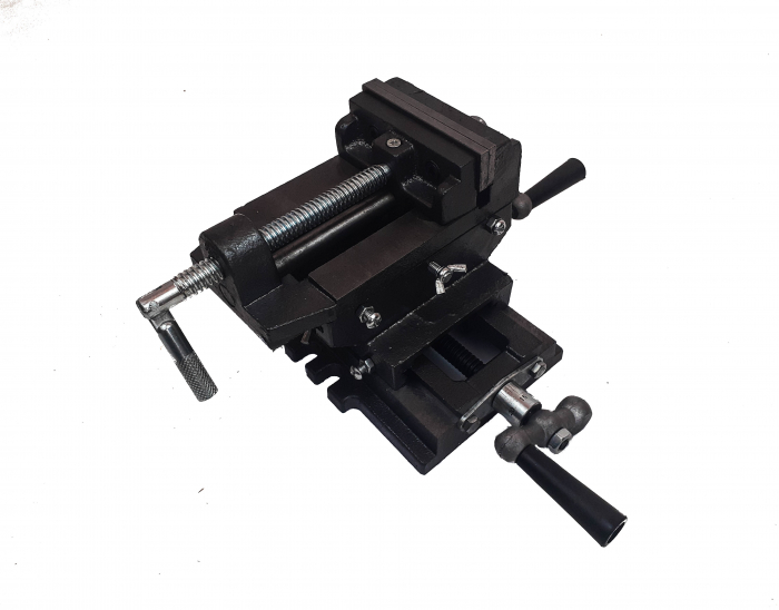 Menghina cu reglare in cruce 100mm, transversal, 2 axe de ghidare (19400) [4]