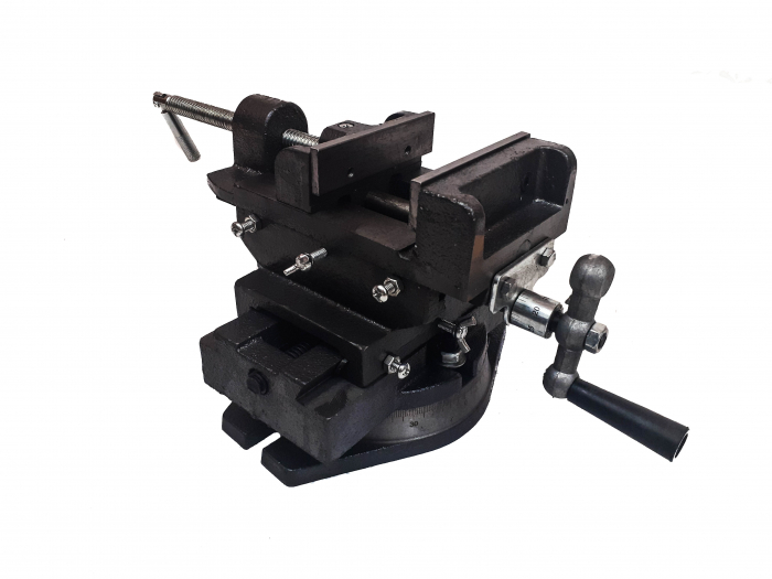Menghina cu reglare in cruce rotativa 100mm, transversal, 2 axe de ghidare (19405) [3]