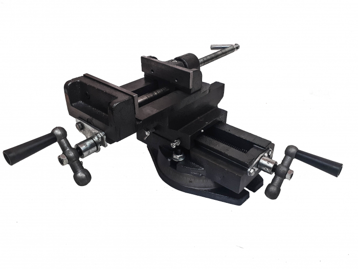 Menghina cu reglare in cruce rotativa 100mm, transversal, 2 axe de ghidare (19405) [4]