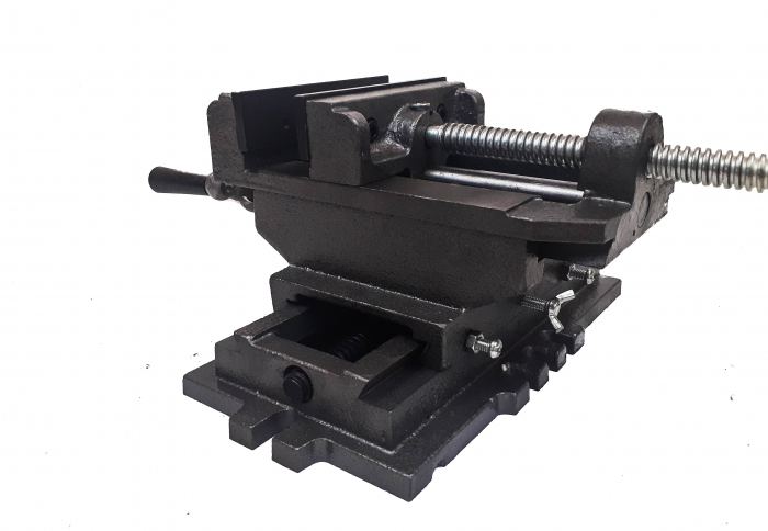 Menghina cu reglare in cruce 125mm, transversal, 2 axe de ghidare (19401) [5]