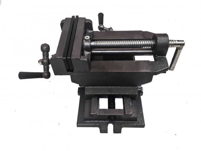 Menghina cu reglare in cruce 125mm, transversal, 2 axe de ghidare (19401) [6]