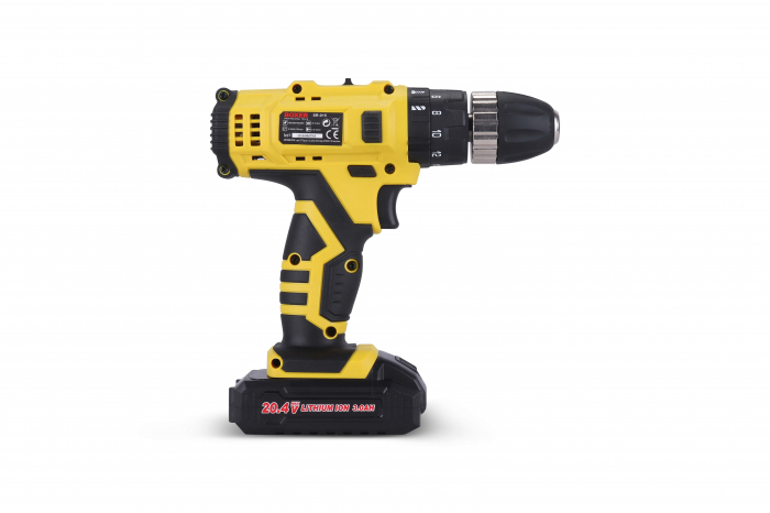 Masina aparat gaurit, insurubat, autofiletanta + flex  polizor unghiular polidisc acumulator 20.4V cu 2 baterii 3ah (SR-015) [3]