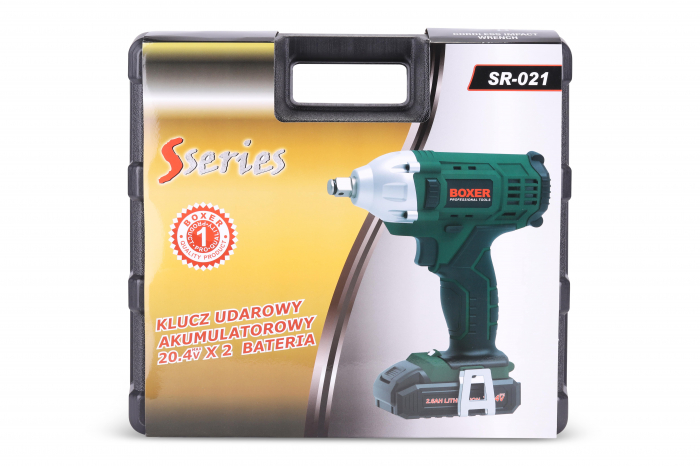 Cheie  masina insurubat desfacut cu impact acumulator 20.4V, 2 baterii 2.6ah (SR-021) [9]