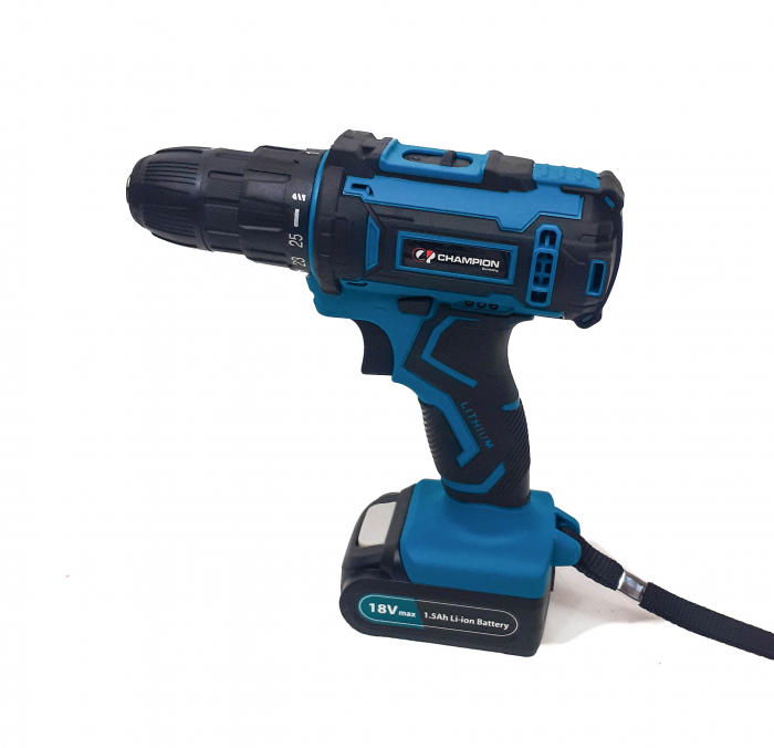 Set Masina, Aparat de gaurit, insurubat, Bormasina, Autofiletanta 18V 2 baterii + 94 accesorii (CP-1521) [5]