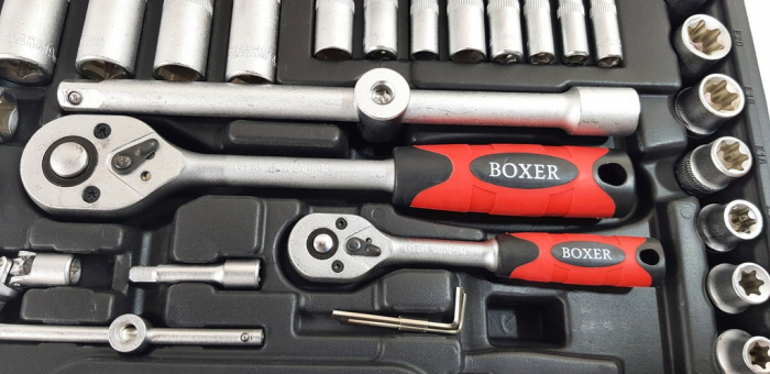 Trusa chei scule tubulare fixe combinate E torx capete surubelnita clichet 121 piese (BX-013S) [6]