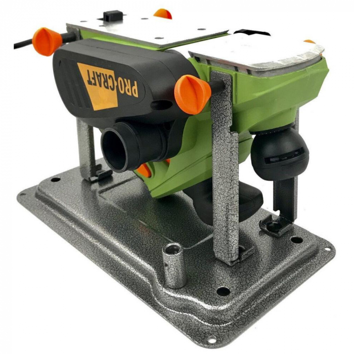 Rindea electrica 1650W cu masa suport stand aparat masina rindeluit de mana (PE1650) [7]