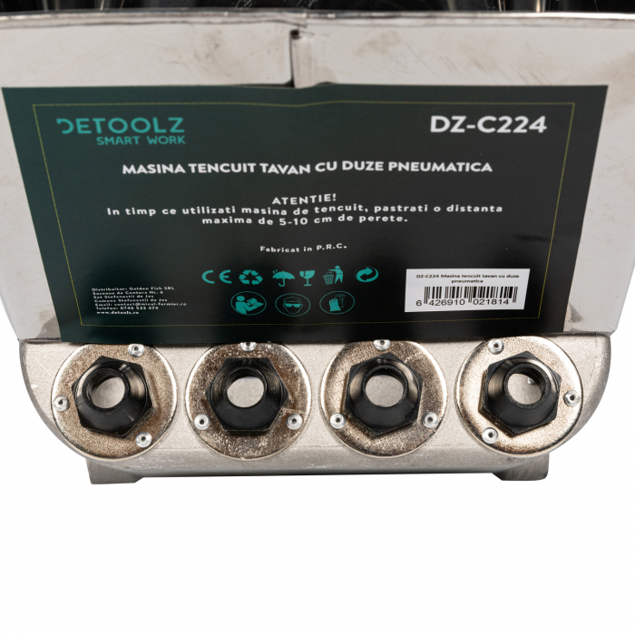 Masina, aparat pneumatic tencuit tavan cu duze 18mm (DZ-C224) [6]