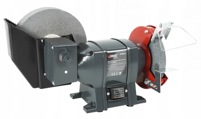 Polizor de banc 100 200mm 250W, 2 discuri de piatra (V08031) [2]