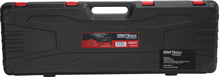 Set spatule pentru glet si tencuiala 8 piese 25 40 60 80 cm cu extensie 1.3 m (KD5317) [2]