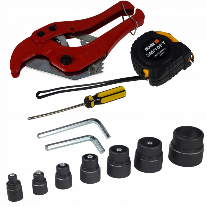 Aparat / plita lipire lipit sudura sudat tevi PPR PVC Polipropilena 1500W 16-63mm + accesorii (38400) [3]