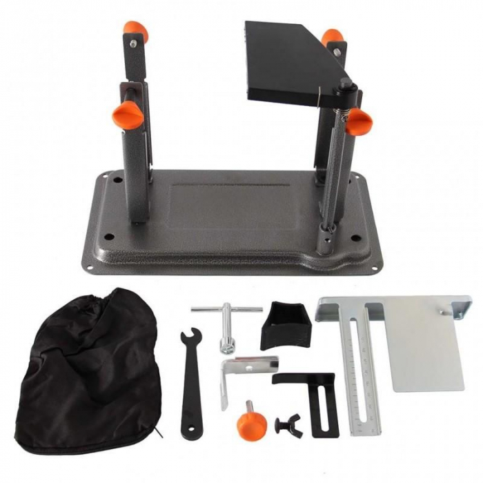 Rindea electrica 1650W cu masa suport stand aparat masina rindeluit de mana (PE1650) [3]