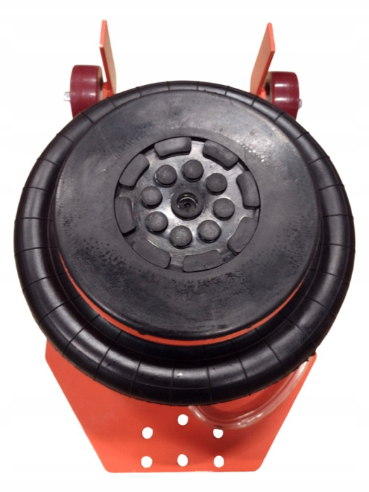 Cric pneumatic tip perna aer 3.5T, 140–400mm, 6–12 bar, cu cupla rapida si suport cauciuc (S12070G) [3]