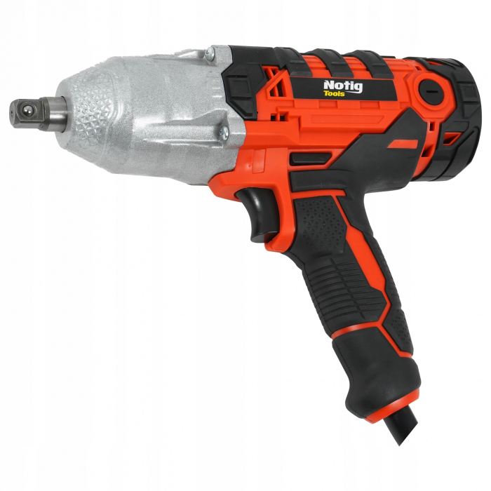 Pistol cheie masina cu impact electric 750Nm, insurubat desfacut + chei 17,19,21,22mm (N4325) [4]