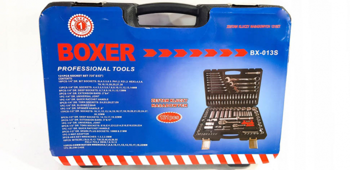 Trusa chei scule tubulare fixe combinate E torx capete surubelnita clichet 121 piese (BX-013S) [5]