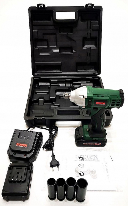 Cheie  masina insurubat desfacut cu impact acumulator 20.4V, 2 baterii 2.6ah (SR-021) [5]