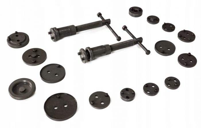Set trusa presa piston etrier frana 18 piese schimb placute frana, impins pistoane (13101) [2]
