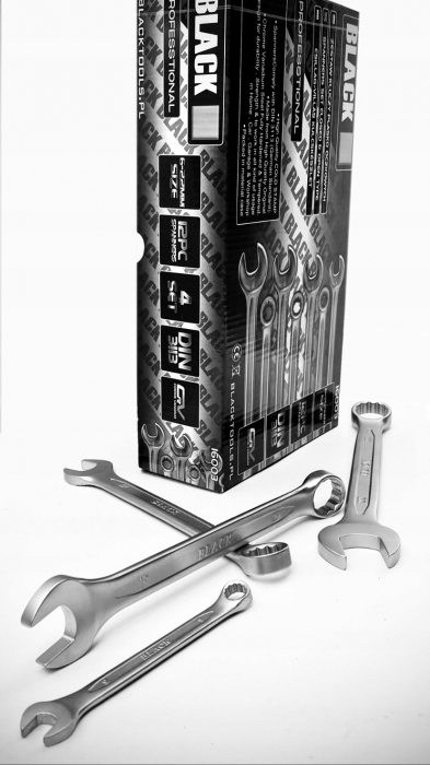 Set 12 chei fixe combinate 6-22mm 12bucati piese Chrome-Vanadium Cr-V (16003) [3]