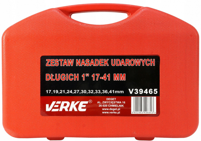 Trusa chei tubulare de forta impact 1tol 17-41mm intarite CR-Mo (V39465) [4]