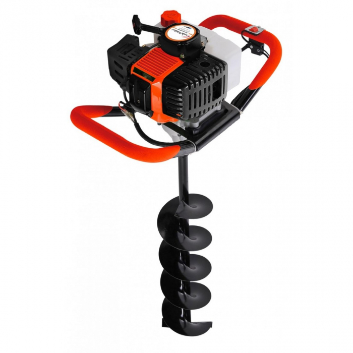 Motoburghiu foreza 5.5CP + 3 burghie 100 150 200mm [2]