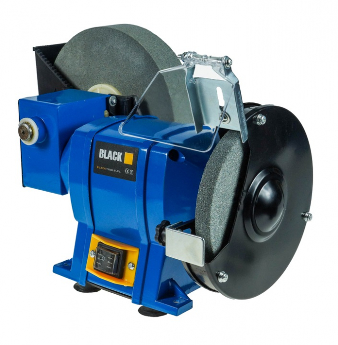 Polizor de banc 150 200mm 1850W, 2 discuri de piatra uscat umed (46503) [5]
