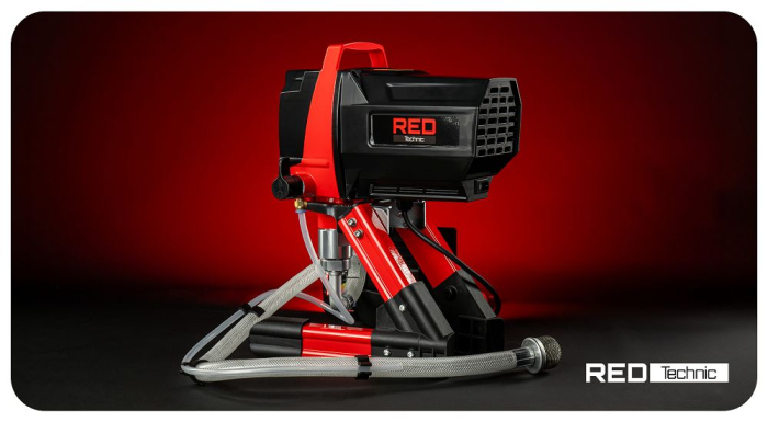 Unitate vopsire airless 1200W, 230 bar, 1.7 l/min, furtun 10m, duze 515 517 619 (RTPDM0166) [27]