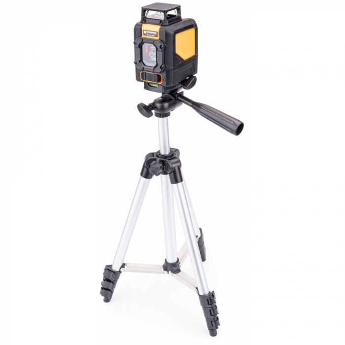 Nivela laser 360grade rotativ incrucisat 50m cu trepied si carcasa (PM0779) [2]