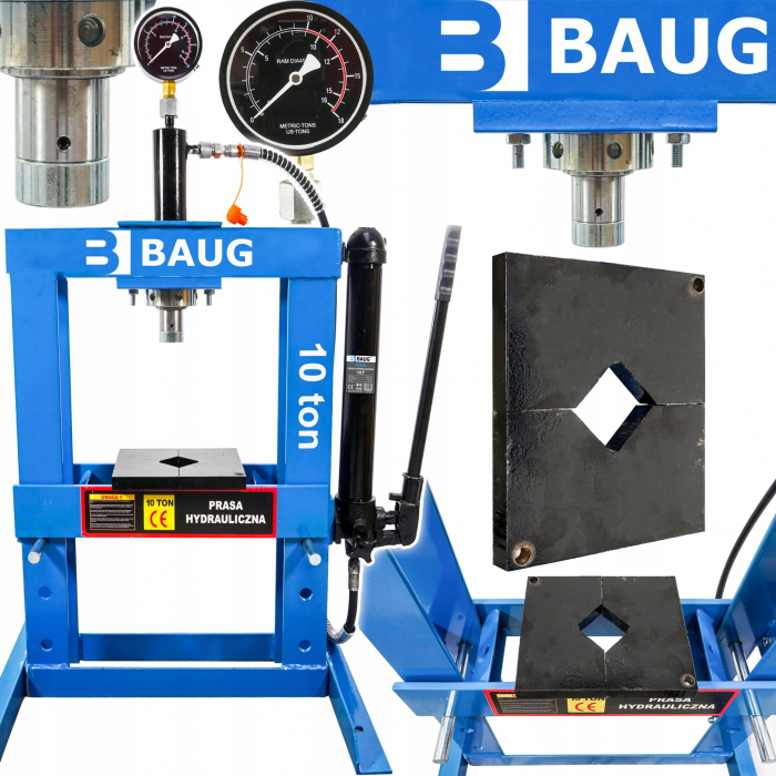 Presa hidraulica 10Tone rulmenti stand podea (B3602) [2]