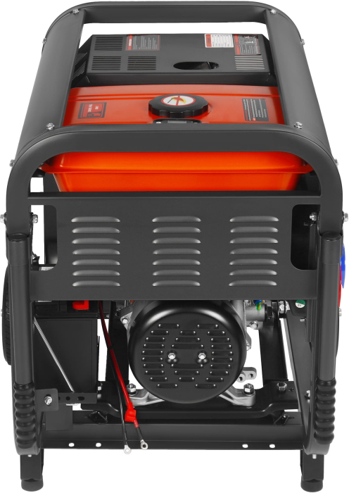 Generator diesel trifazat 8kW, 230V/400V, pornire electrica, cadru metalic cu roti (KD3245) [5]