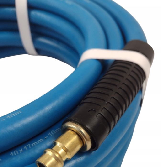 Furtun aer comprimat cauciuc 10x17mm, 20 metri, rezistent la presiune, flexibil, albastru (S10555/20) [2]