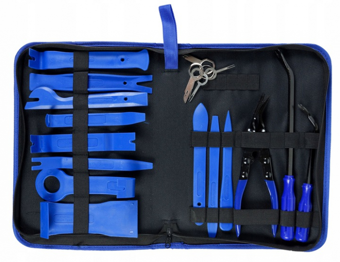 Trusa demontat radio tapiterii cleme auto 20piese (16502) [3]