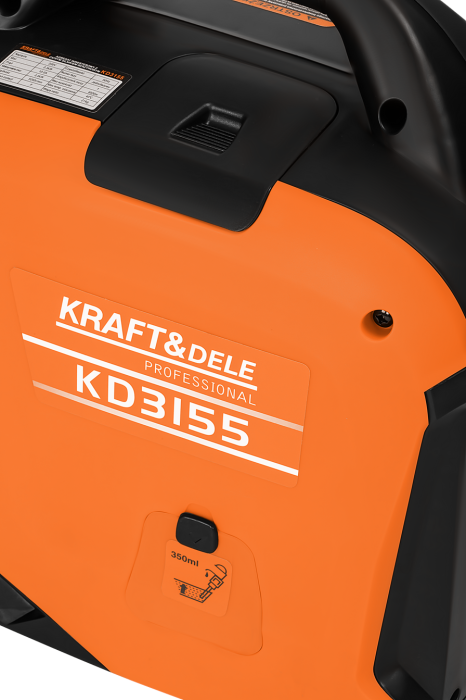 Generator inverter 2.6kW 230V portabil, tensiune stabila pentru electronice, 21kg (KD3155) [11]