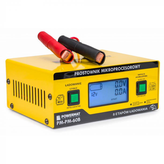 Redresor, incarcator baterie cu microprocesor 6V 24V 10A 3-150Ah (PM0714) [2]