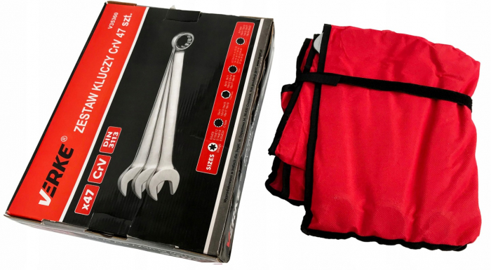 Set complet 47 chei combinate inelare torx tip C semideschise cotite 6-32mm (V35360) [4]