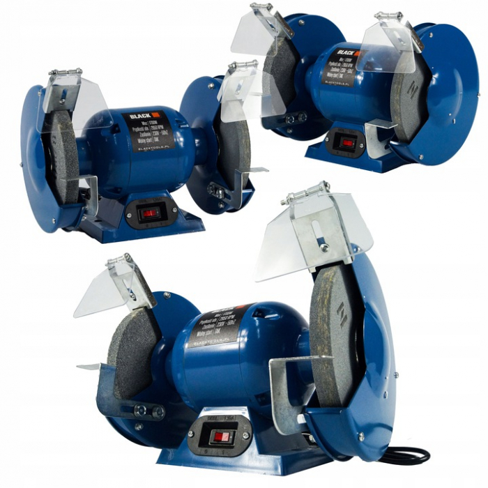 Polizor de banc 200mm 1700W, 2 discuri de piatra (46502) [3]