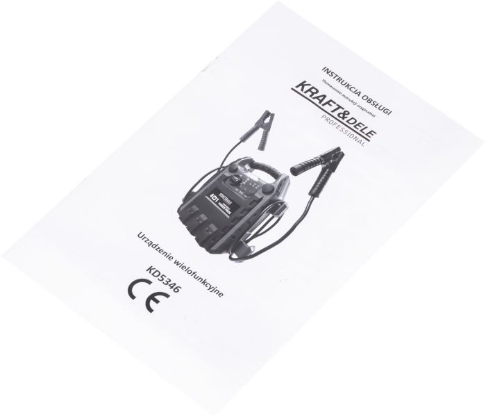 Starter auto 4 in 1 cu compresor si lanterna LED, 1200A, acumulator 22Ah, 12V (KD5346) [14]