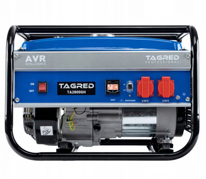Generator curent 2.8kw 2800W 2x230V motor pe benzina 7CP (TA2800GH) [4]