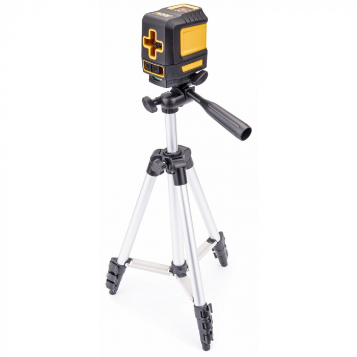 Nivela laser rotativ incrucisat 15m cu trepied si carcasa (PM0778) [2]