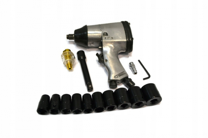 Pistol cheie pneumatica impact 310Nm + tubulare 9-27mm insurubat desfacut (12200) [5]