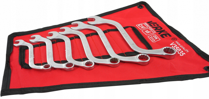 Set 6 chei combinate tip S 10-19mm 6bucati piese Chrome-Vanadium Cr-V (V35035) [3]