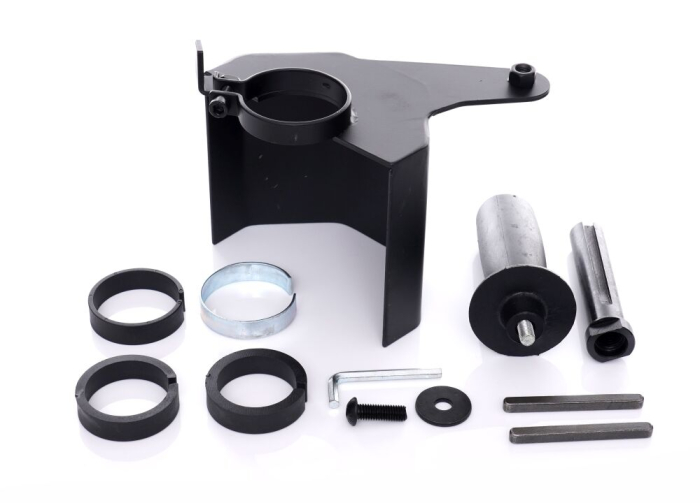 Accesoriu slefuire si satinare M14 cu adaptor si flanse pentru polizor unghiular (TA4123) [7]